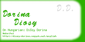 dorina diosy business card
