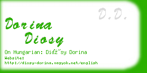 dorina diosy business card